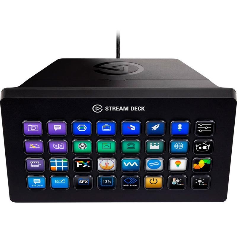 キーボード Elgato Stream Deck XL Mesa controladora Streaming Elgato Stream Deck XL, 32 teclas LCD